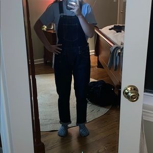 Navy blue overalls